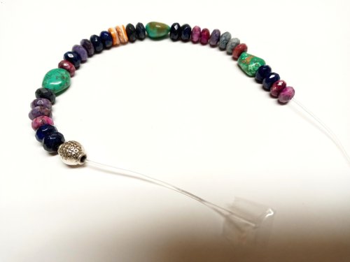 Judy Larson's Stretch Bracelets - , Beading, Beads, Cut a 12 piece of stretch cord